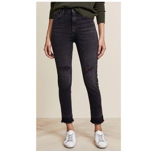 AGOLDE Ruby High Straight Crop Jeans